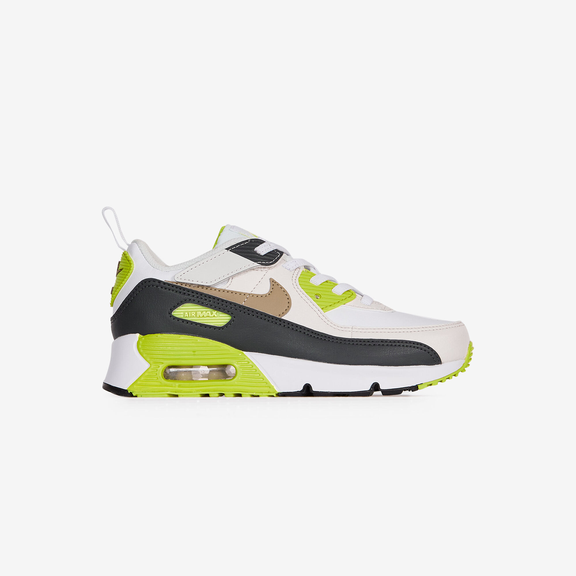 NIKE AIR MAX 90 CF BEIGE VERT SNEAKERS ENFANT LACETS Courir