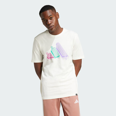 T-shirt graphique Lounge Ice : Off White
