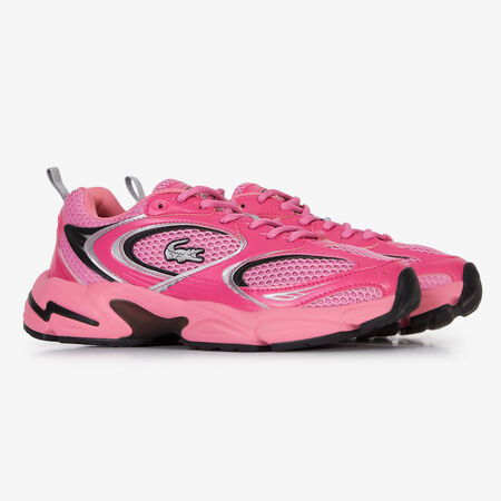 LACOSTE STORM 96 2K ROSE/ARGENT FEMME