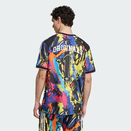 ADIDAS ORIGINALS Archive AOP Jersey Multicolor / Bright Yellow MEN