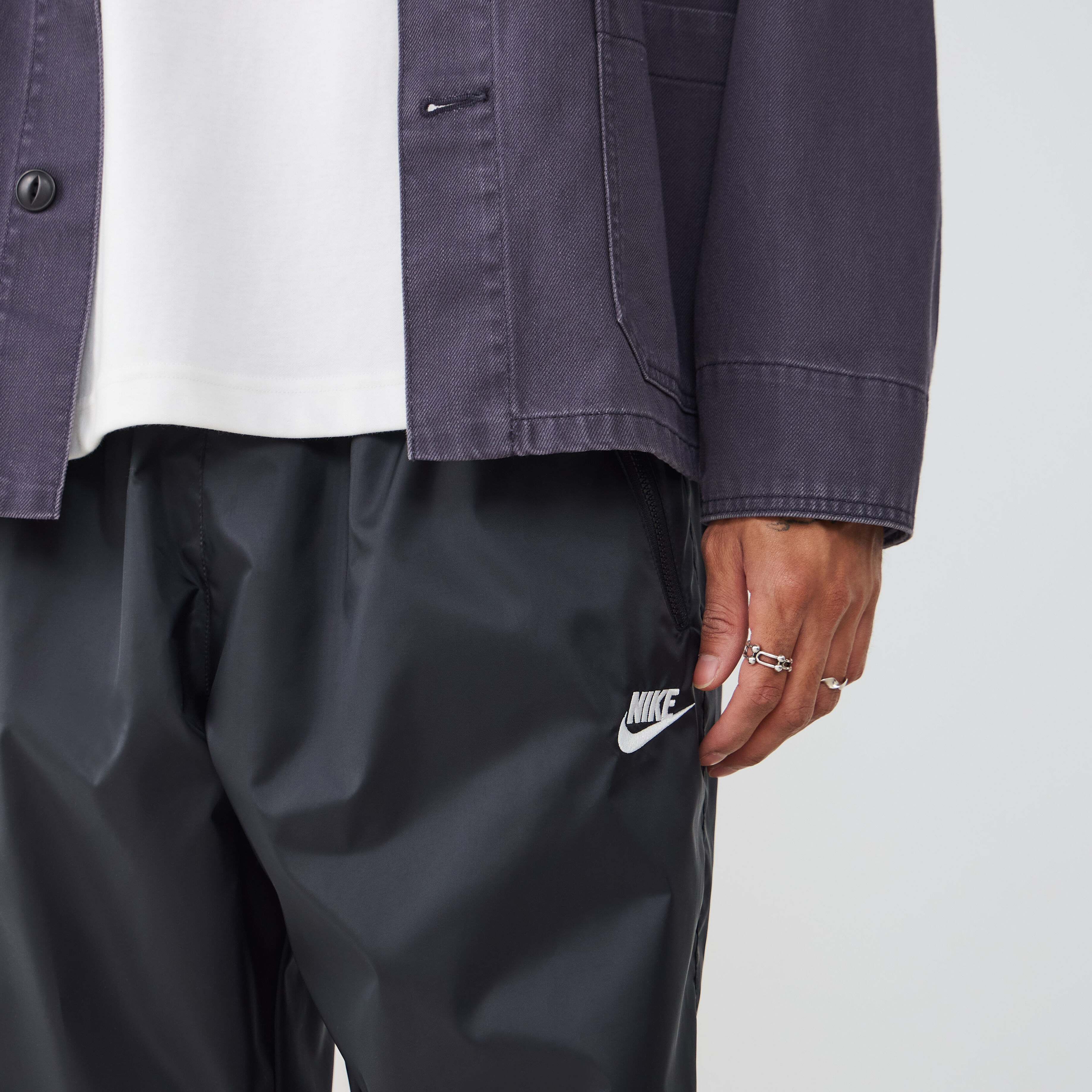 Pant Jogger Windrunner  Noir/blanc