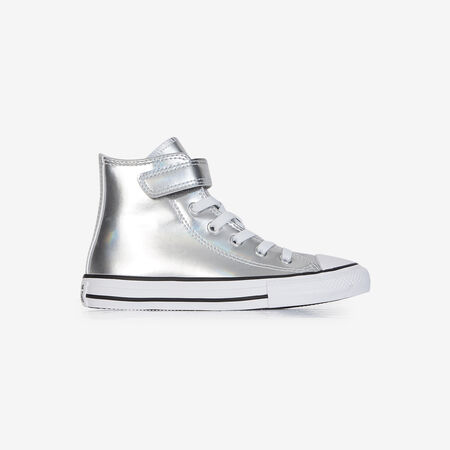 CONVERSE chuck taylor all star CHUCK TAYLOR ALL STAR HI SHINE CF SILVER TODDLERS