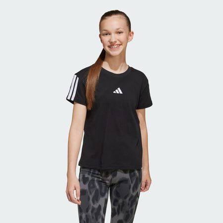 ADIDAS SPORTSWEAR T-shirt Essentials Enfants Black / White JUNIOR