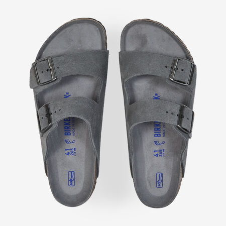 BIRKENSTOCK arizona ARIZONA SUEDE BASALT GRAY GREY MEN