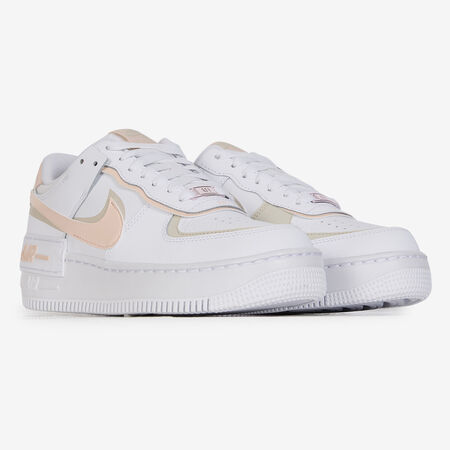 NIKE AIR FORCE ONE SAHDOW BLANC/CORAIL FEMME