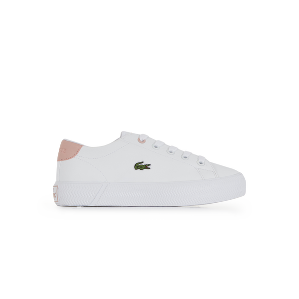 LACOSTE GRIPSHOT BLANC ROSE SNEAKERS ENFANT Courir