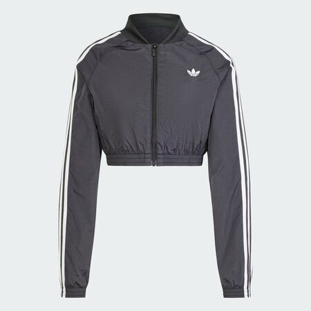 ADIDAS ORIGINALS Veste de survêtement courte Adicolor Teamgeist Black FEMME