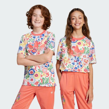 ADIDAS ORIGINALS adidas Originals x Liberty London Tee Kids Cloud White / Multicolor JUNIOR