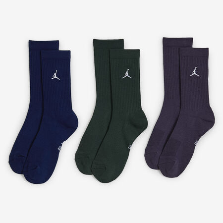 JORDAN CHAUSSETTES X3 CREW JUMPMAN BLUE/GREEN MEN