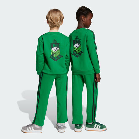 ADIDAS ORIGINALS adidas Originals X Minecraft Crew Set Kids Green TODDLERS