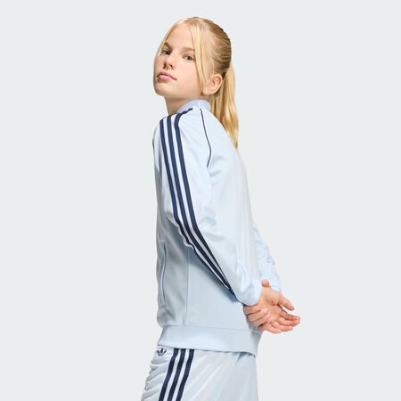 ADIDAS ORIGINALS SST Track Top Crystal Sky / Night Indigo TODDLERS