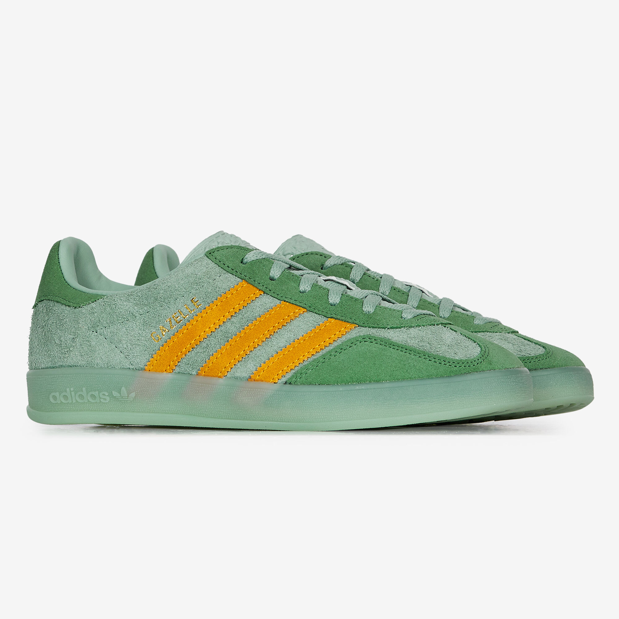 ADIDAS ORIGINALS GAZELLE INDOOR BLUE YELLOW SNEAKERS WOMEN Courir