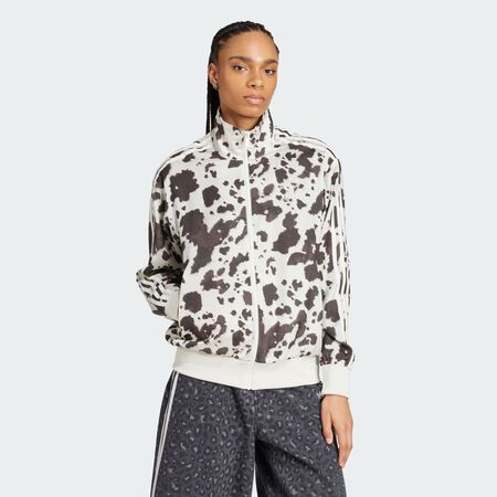 ADIDAS ORIGINALS adidas Originals Satin Track Top Multicolor / Off White WOMEN