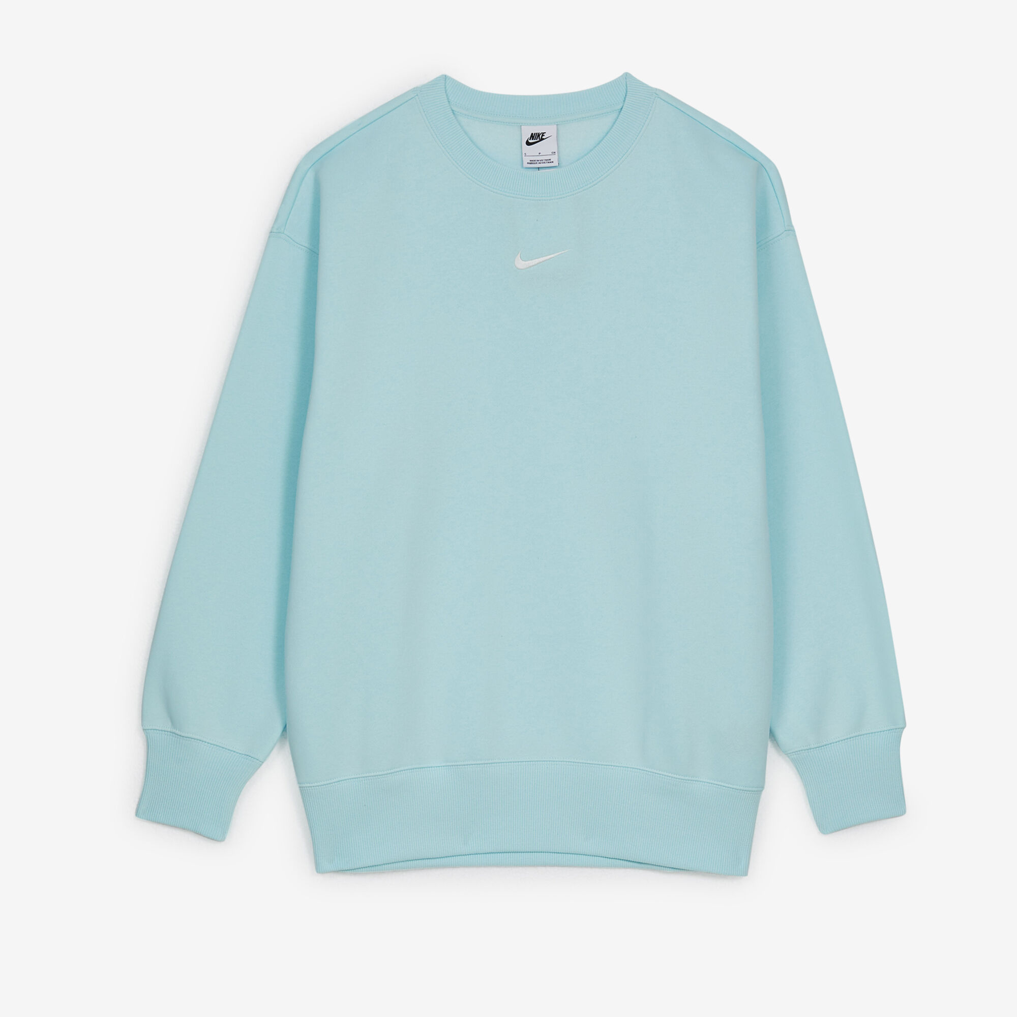 NIKE SWEAT CREW PHOENIX LONG OVERSIZED BLUE WHITE SWEATSHIRTS WOMEN Courir