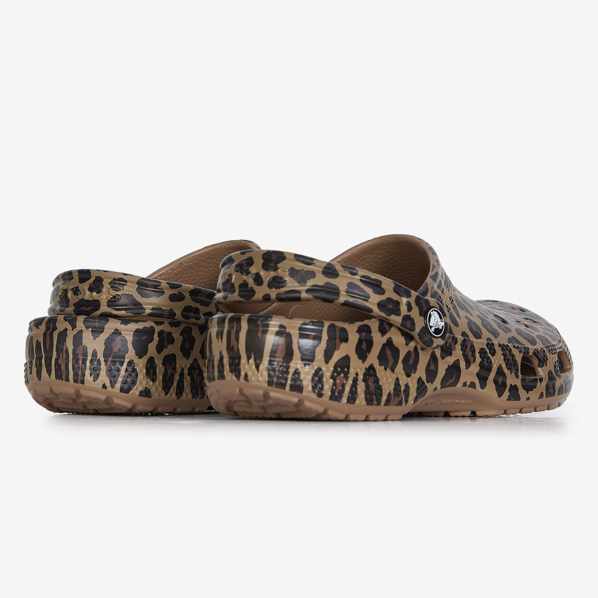 Crocs Classic Animal Sabots Unisex Sepia / Leopard - vue 5