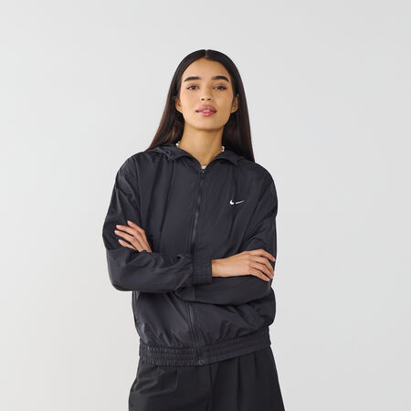 NIKE JACKET TRACKSUIT FZ ESS WVN BLACK/WHITE WOMEN