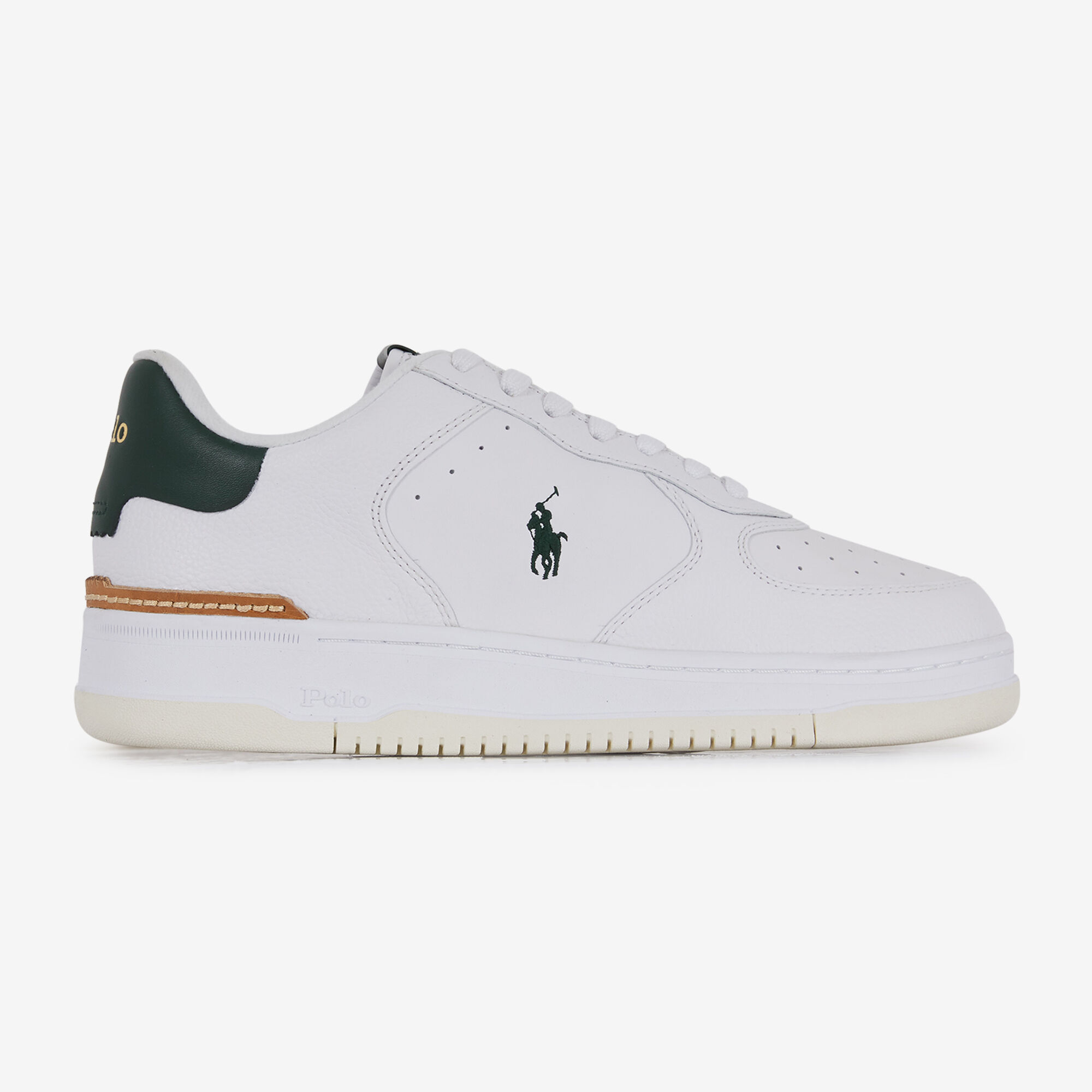 POLO RALPH LAUREN MASTERS COURT WHITE GREEN SNEAKERS MEN