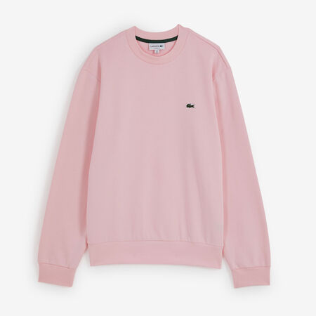 LACOSTE CLASSIC LOGO CREW SWEATSHIRT PINK MEN