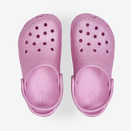 CROCS CLASSIC CLOG GLITTER PINK TODDLERS
