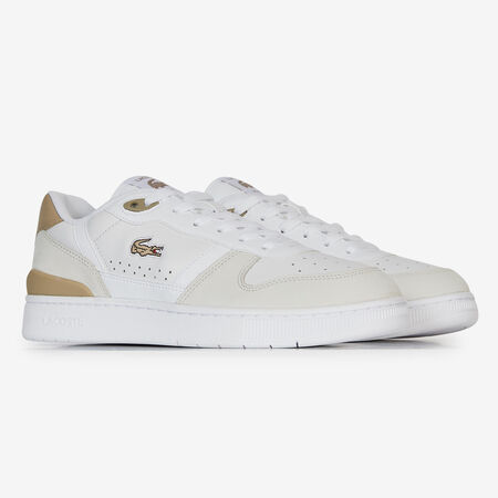 LACOSTE t-clip T-CLIP SET BLANC/BEIGE HOMME