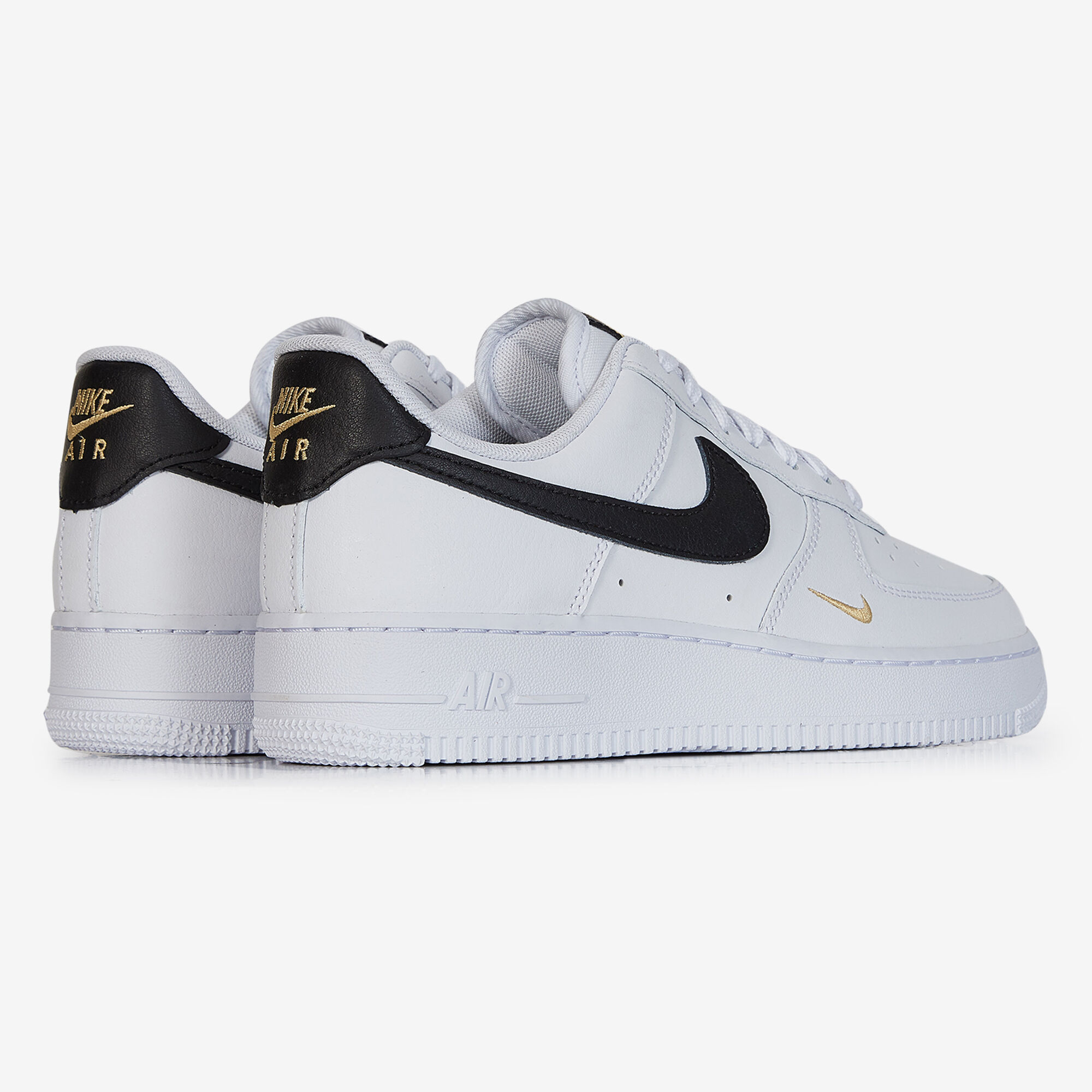 Air Force 1 Low Mini Swoosh  Blanc/noir