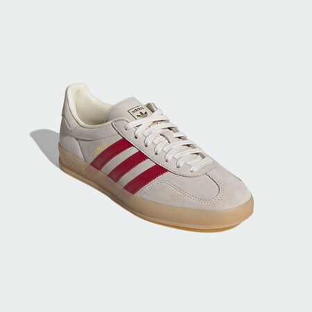 ADIDAS ORIGINALS gazelle CHAUSSURES GAZELLE INDOOR Cream White / Team Victory Red / Gum MIXTE