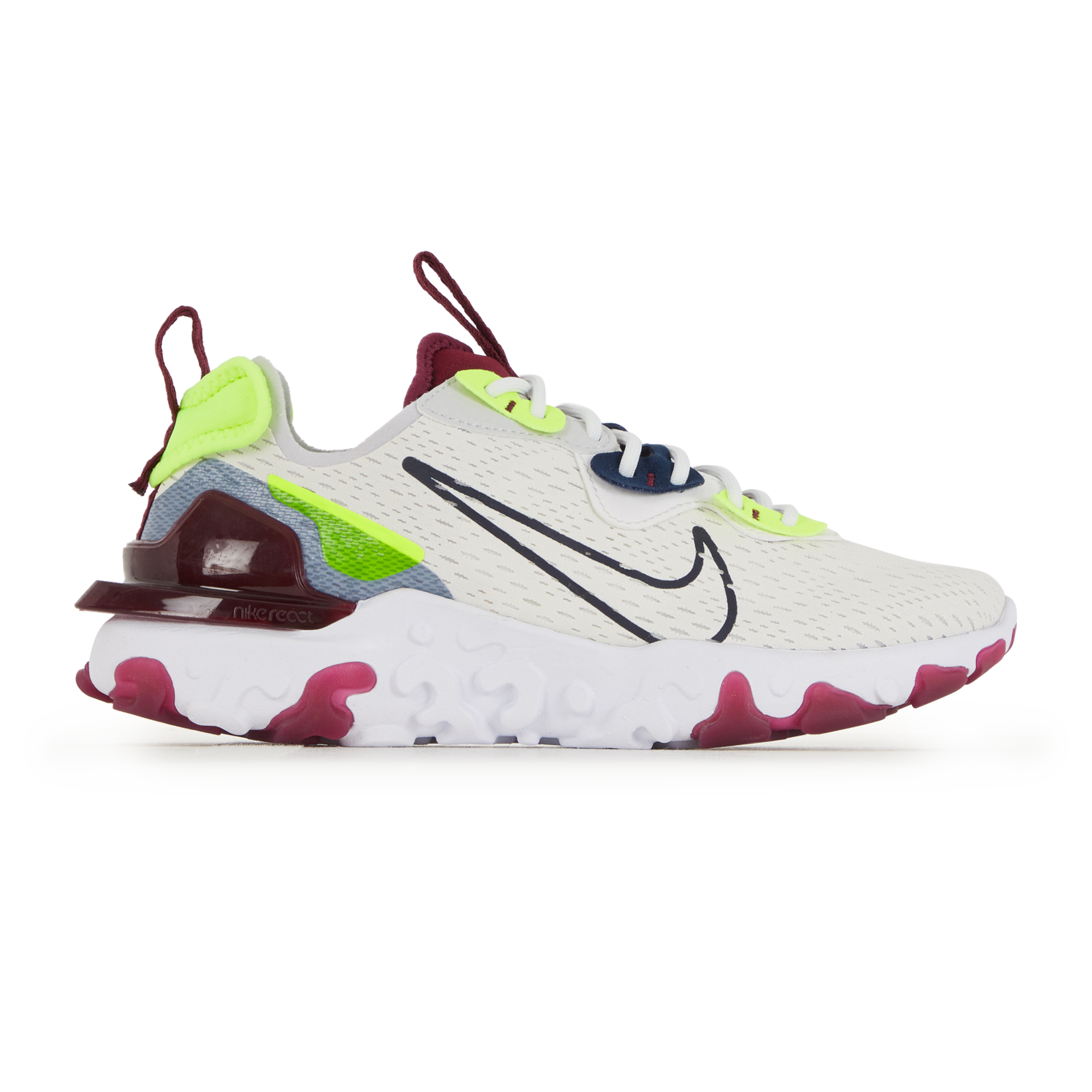 nike react blanche jaune