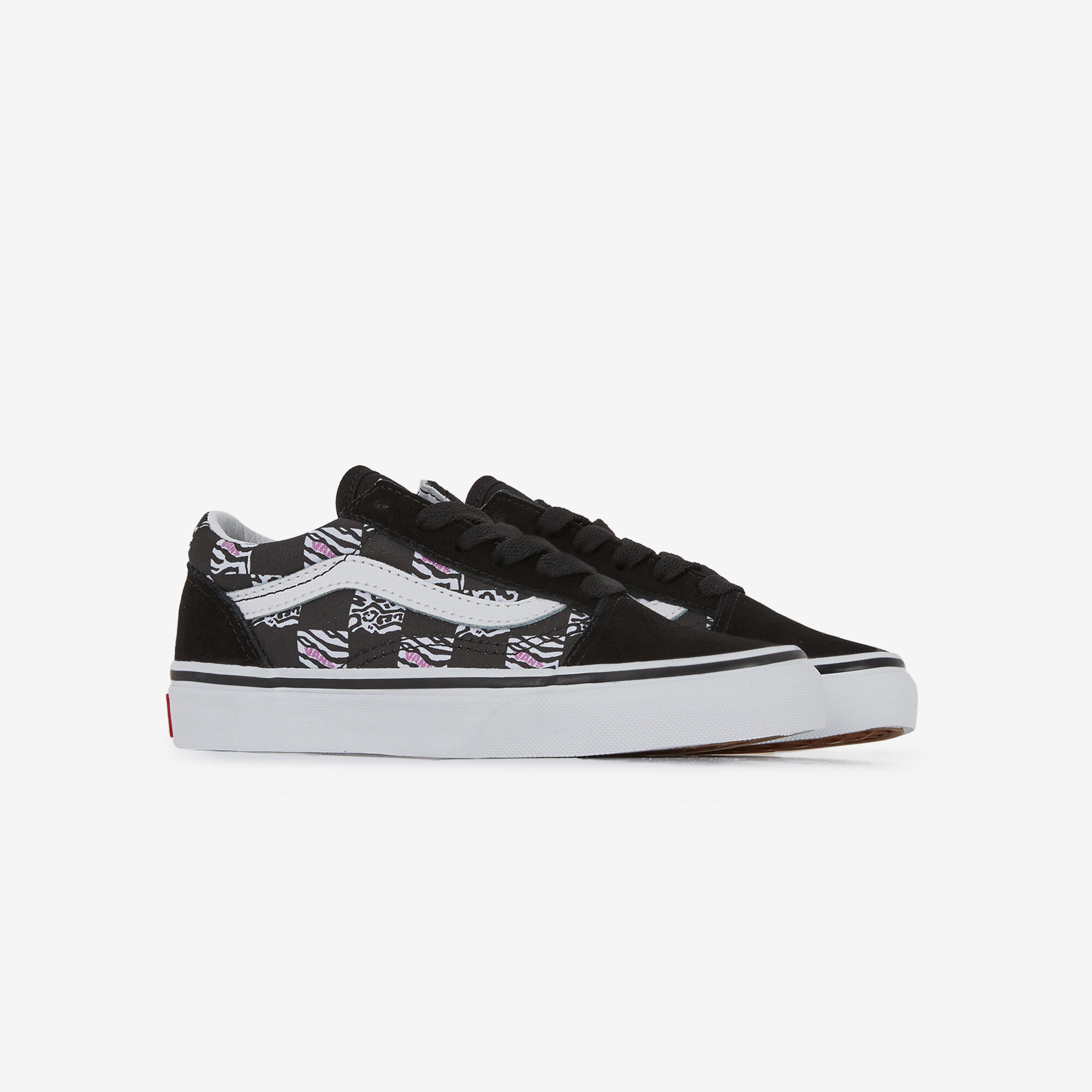 VANS OLD SKOOL ZEBRA NOIR BLANC SNEAKERS ENFANT Courir