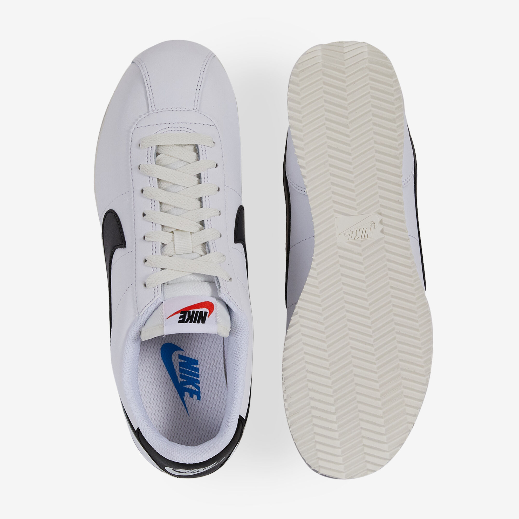 NIKE CORTEZ WHITE BLACK SNEAKERS MEN Courir
