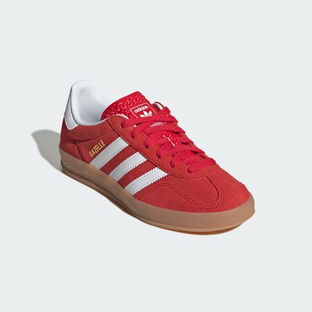 ADIDAS ORIGINALS gazelle GAZELLE INDOOR ROUGE/BLANC JUNIOR