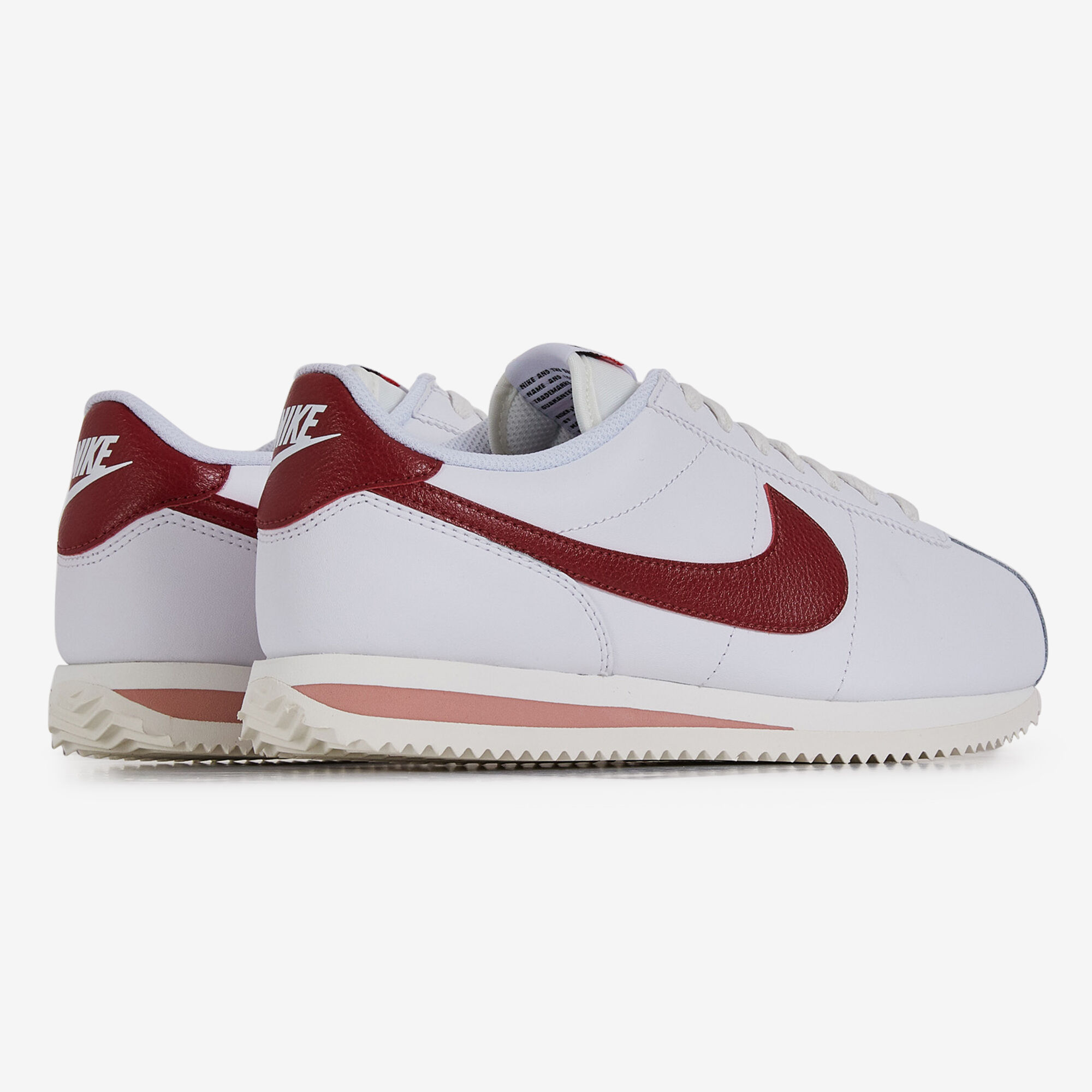 Nike cortez femme blanche et rouge 2025