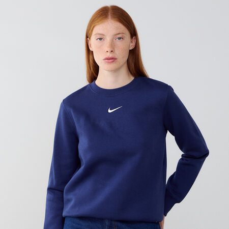 NIKE SWEAT CREW CLUB CENTERED LOGO NAVY BLUE WOMEN