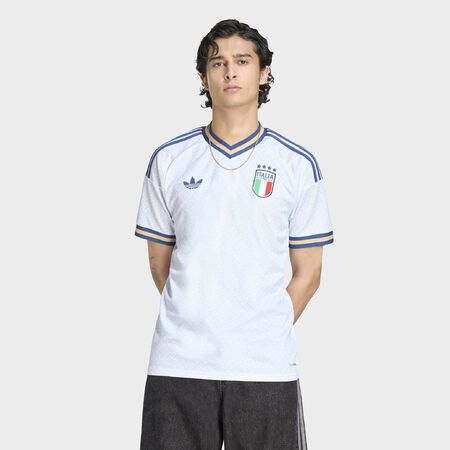 JERSEY ITALY FEF AWAY : WHITE/BLUE