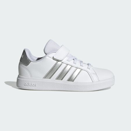 ADIDAS SPORTSWEAR Grand Court 2.0 Shoes Kids Cloud White / Matte Silver / Cloud White BABIES