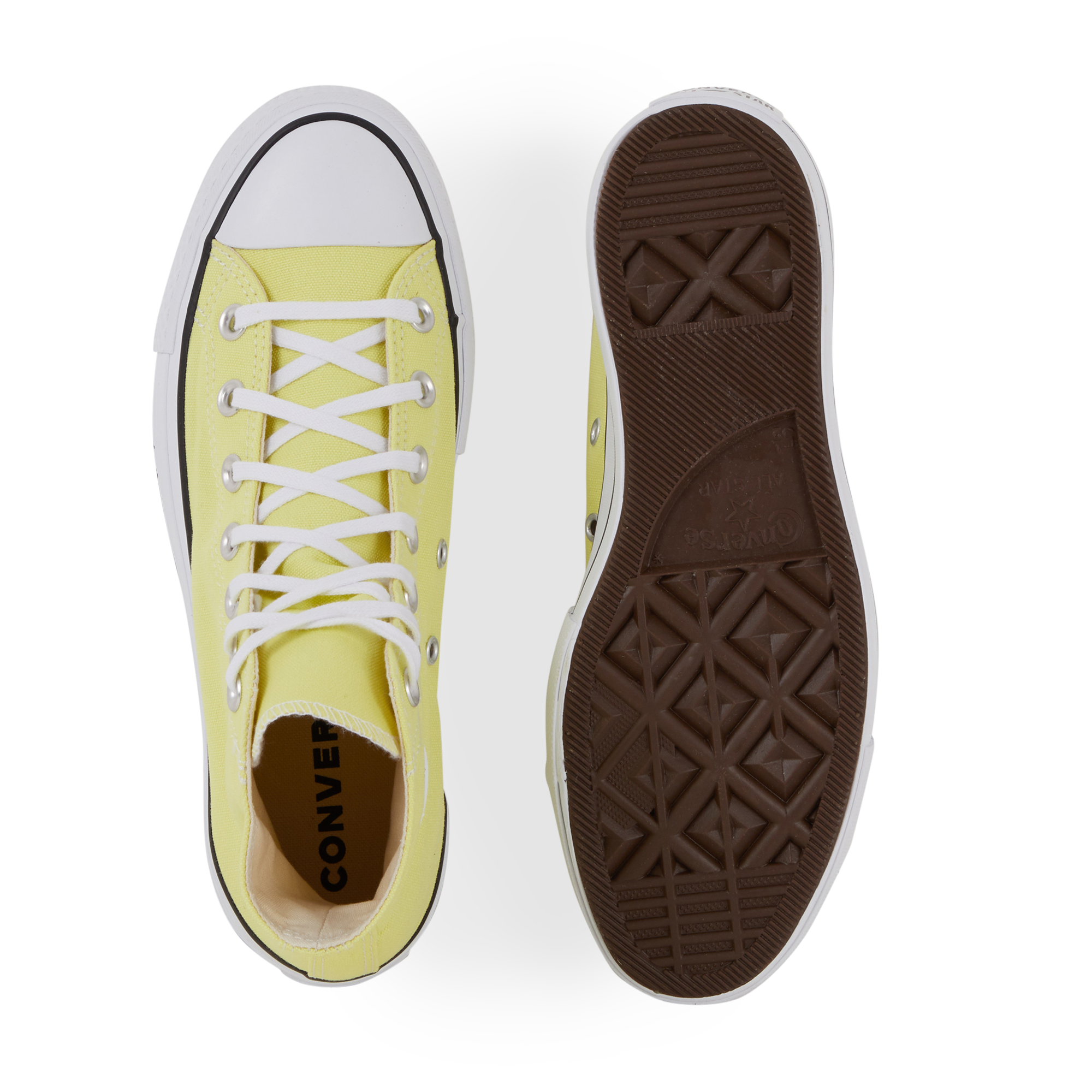 converse jaune caoutchouc