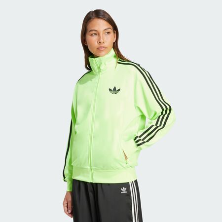 JACKET FZ FIREBIRD LOOSE : VERT/NOIR
