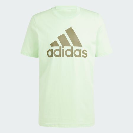 ADIDAS SPORTSWEAR Essentials Single Jersey Big Logo Tee Semi Green Spark MEN