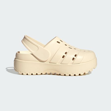 ADIDAS SPORTSWEAR Adilette Platform Clogs Wonder White / Wonder White / Wonder White WOMEN