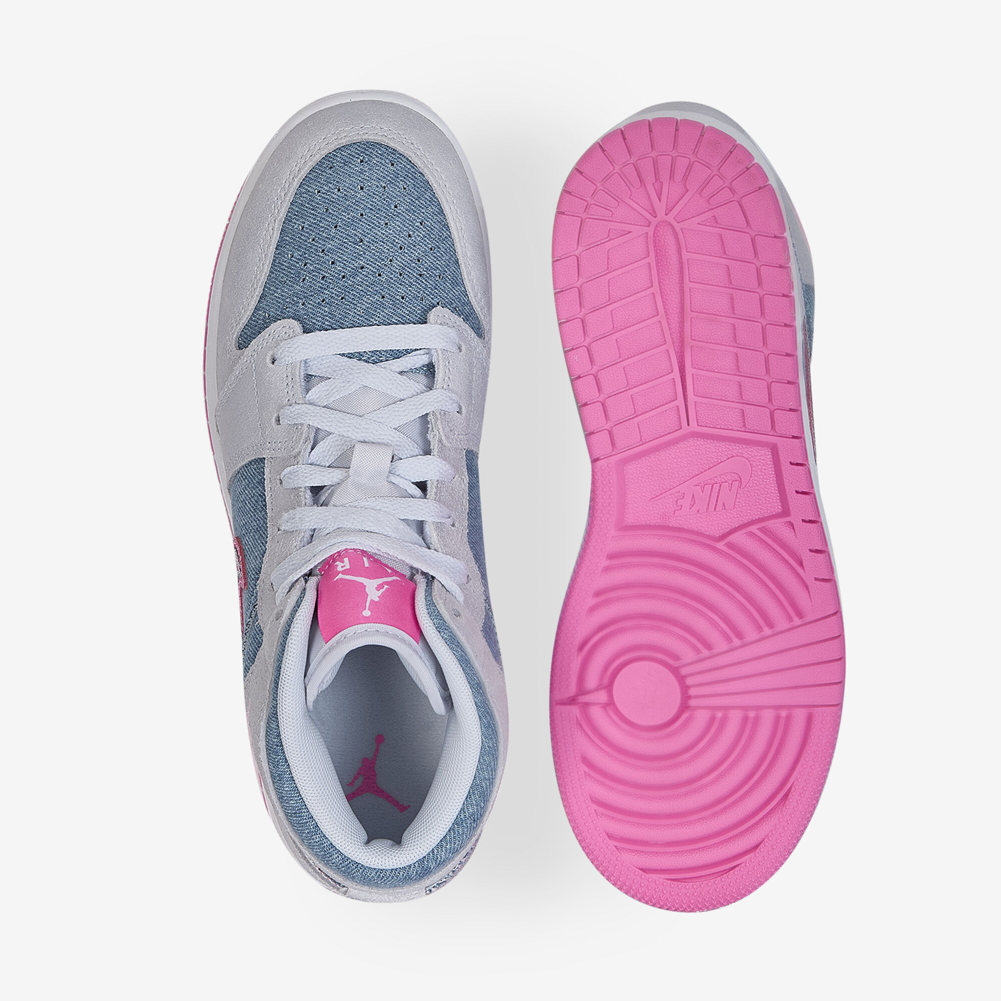 Air Jordan 1 Mid  Bleu/rose