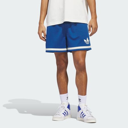 ADIDAS ORIGINALS Short Originals Basketball Dark Marine / Ivory MIXTE