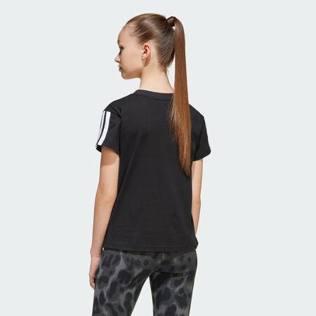 ADIDAS SPORTSWEAR Essentials Tee Kids Black / White JUNIOR