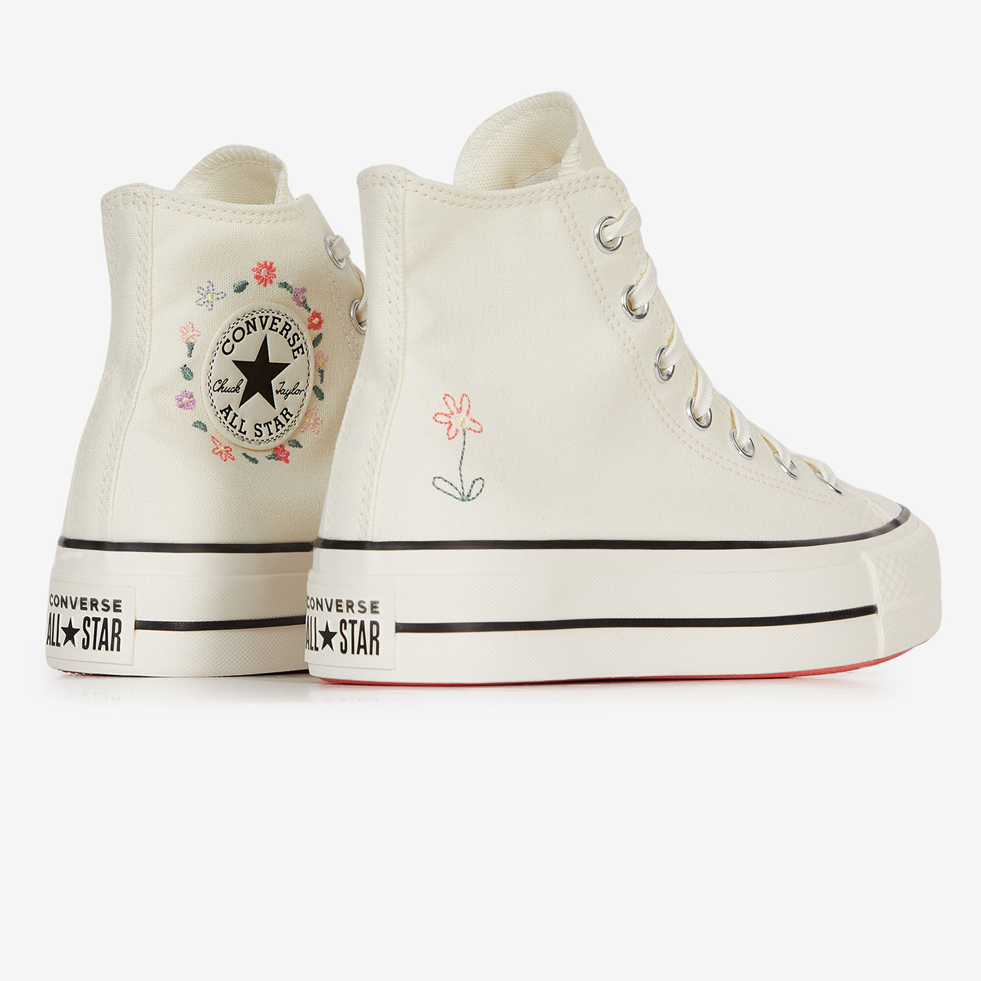 CONVERSE CHUCK TAYLOR ALL STAR LIFT FLOWER SNEAKERS FEMME BEIGE LACETS Courir