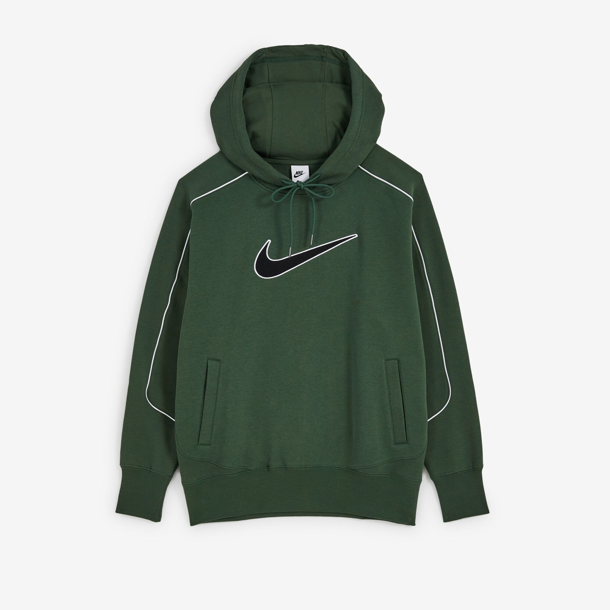 NIKE STREETWEAR GEL PACK HOODIE GREEN BLACK SWEATSHIRTS WOMEN