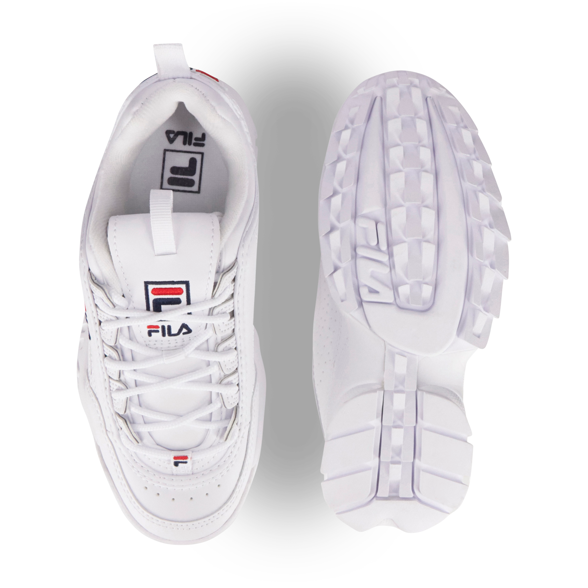 Fila disruptor og blanc top
