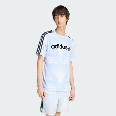 ADIDAS ORIGINALS JERSEY SPONSORED WHITE/BLUE MEN