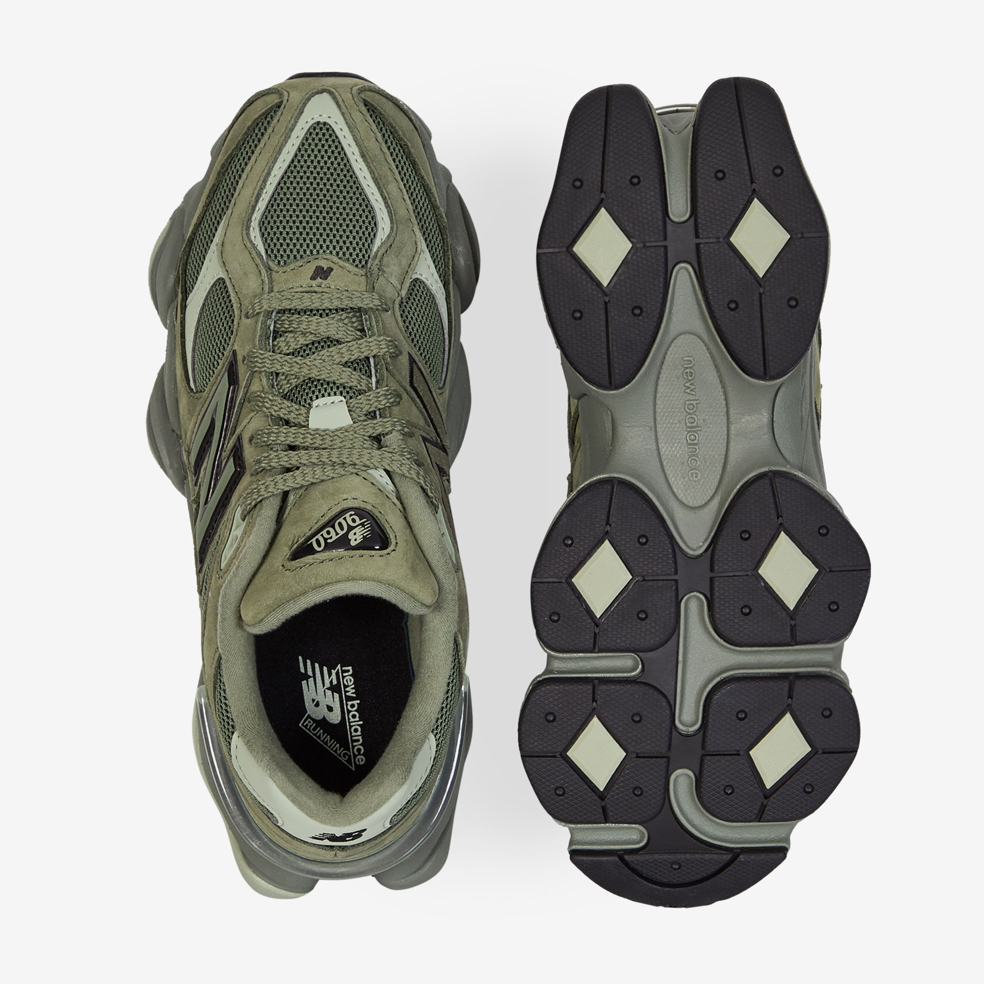 9060  Gris/vert