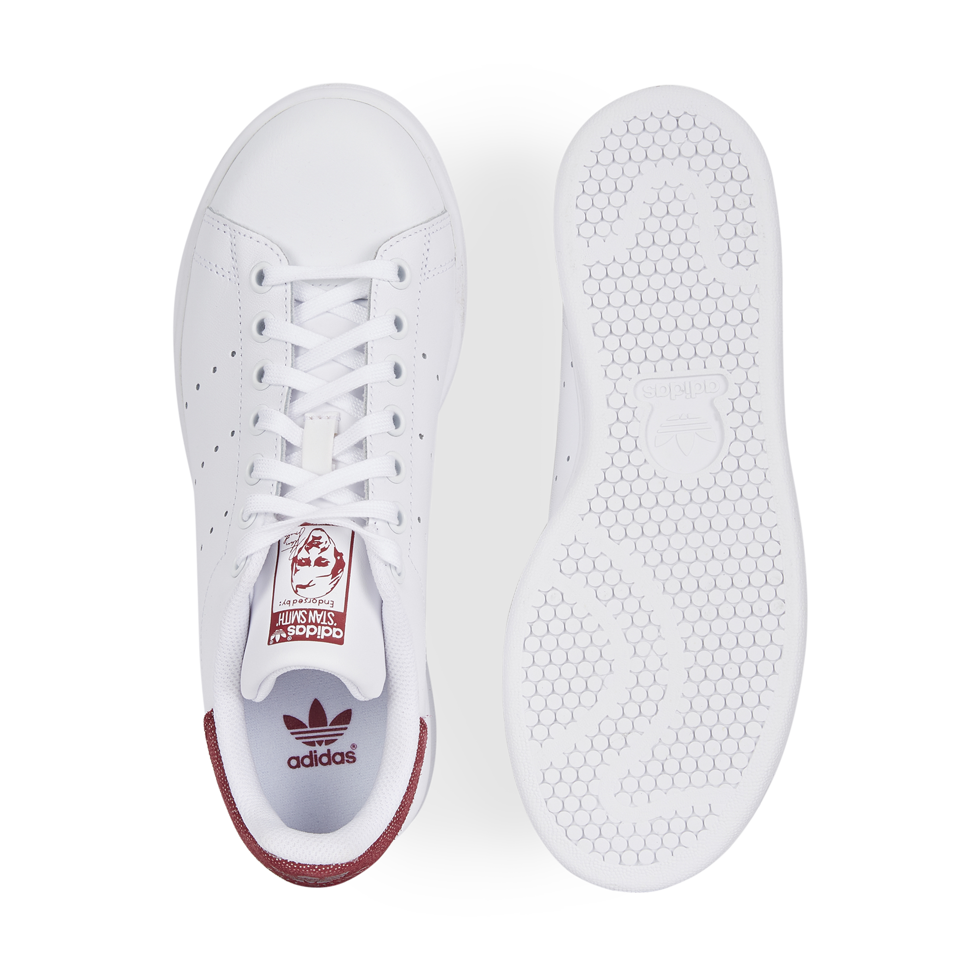 stan smith scratch bordeaux