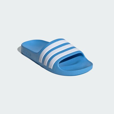 ADIDAS SPORTSWEAR Adilette Aqua Slides Kids Blue Burst / Cloud White / Blue Burst TODDLERS