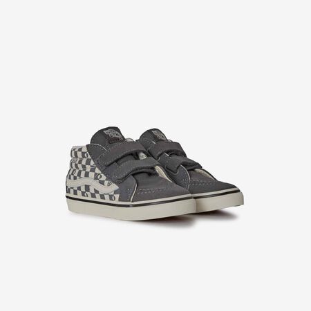 VANS SK8-MID CHECK V BLACK/WHITE BABIES