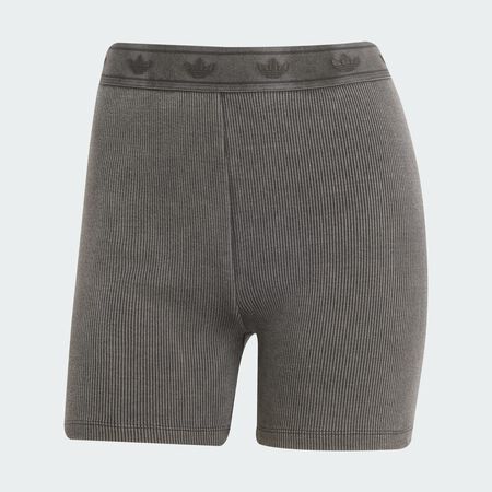 ADIDAS ORIGINALS Ribbed Booty Shorts Black WOMEN